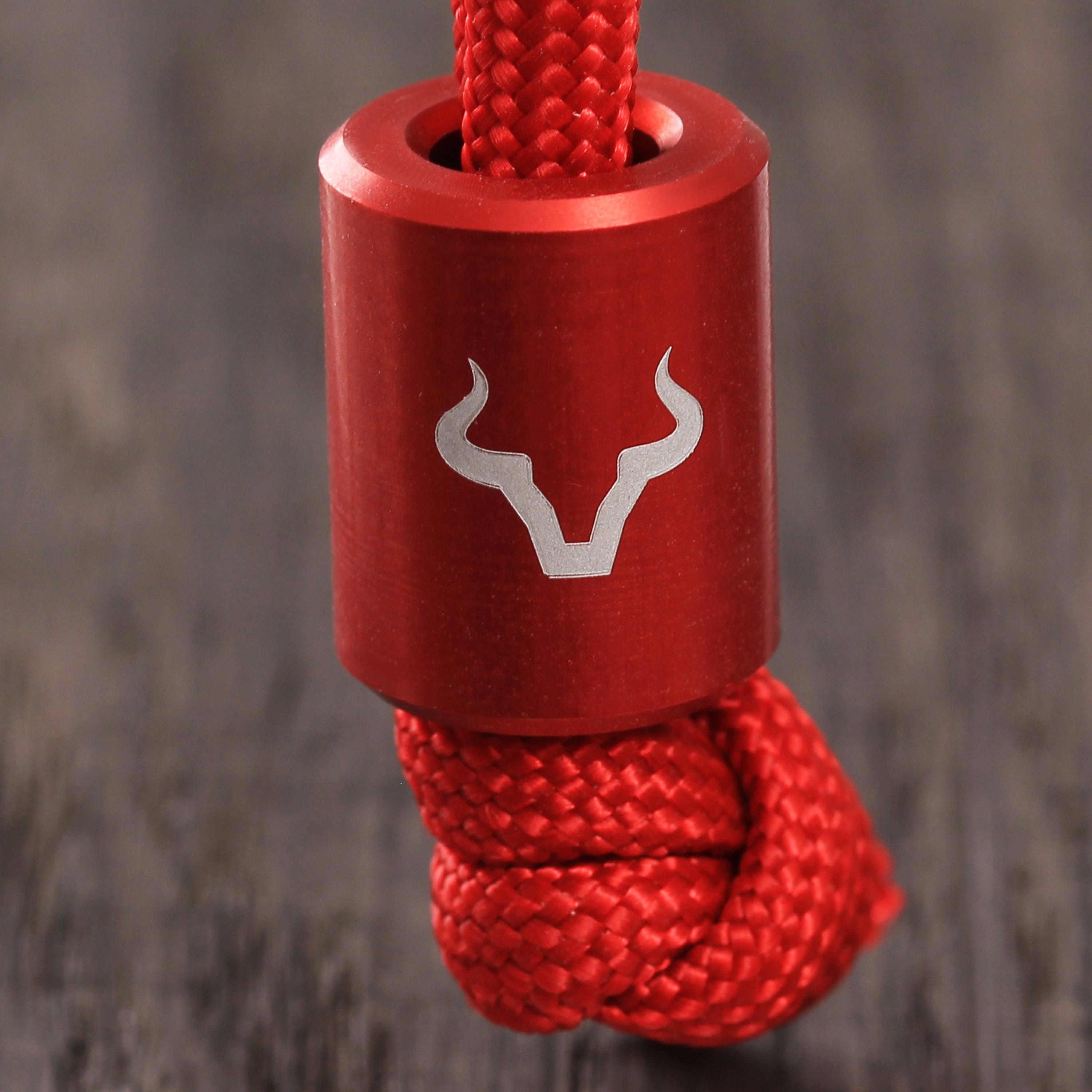 Manshit Anhänger für Paracord | Rot - MANSHIT