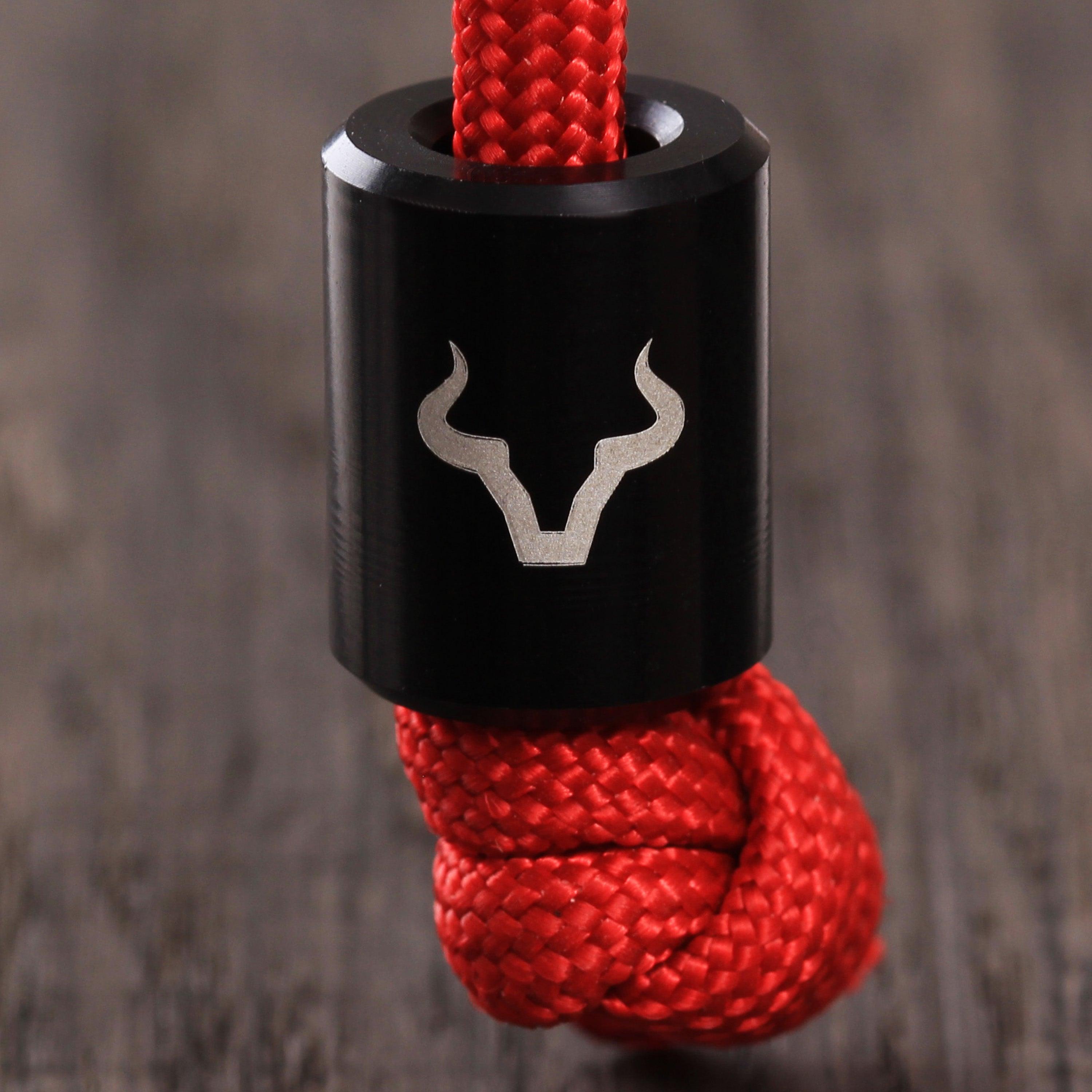 Manshit Anhänger für Paracord | Schwarz - MANSHIT