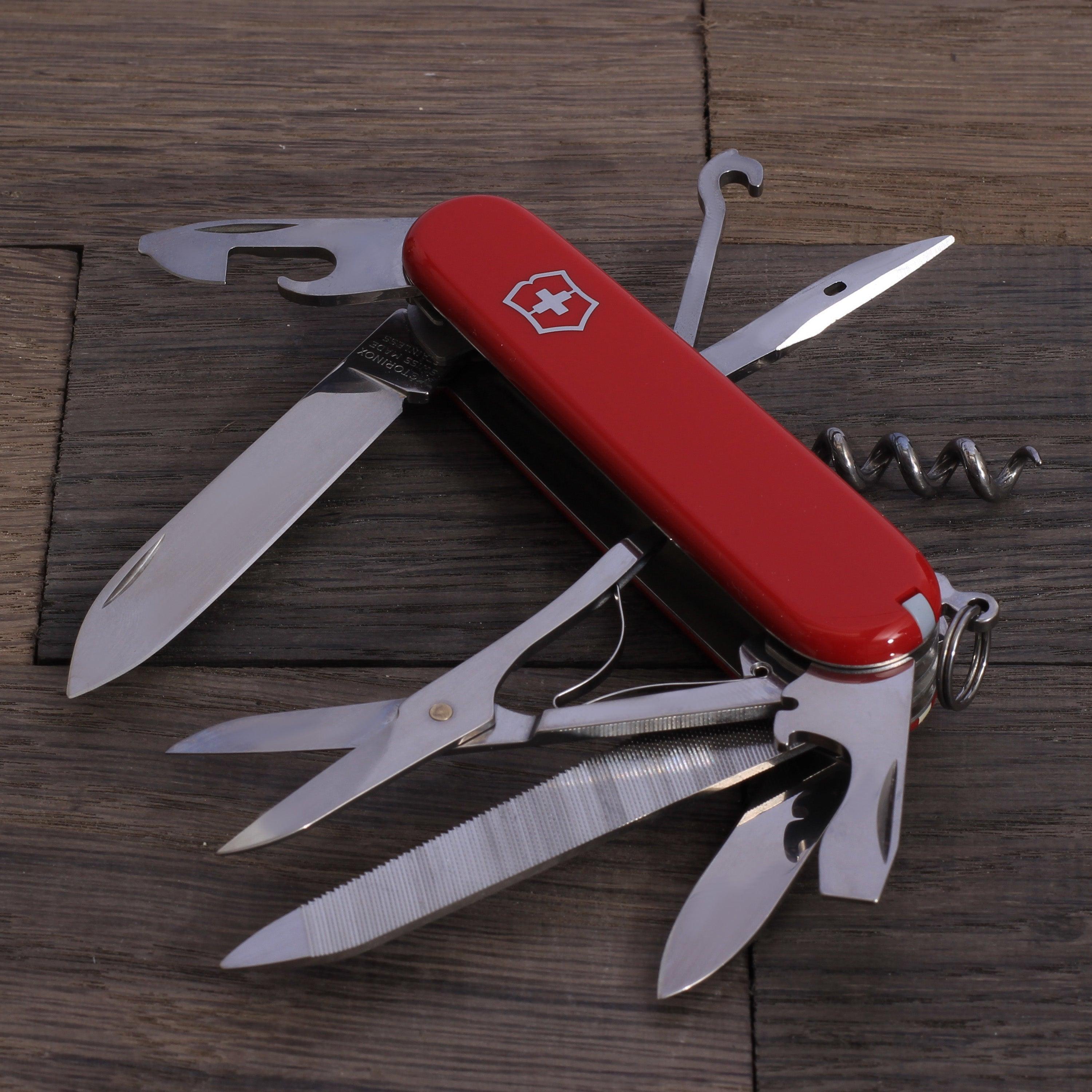 Victorinox Mountaineer | Rot | Länge: 9,1 cm | 18 Funktionen - MANSHIT