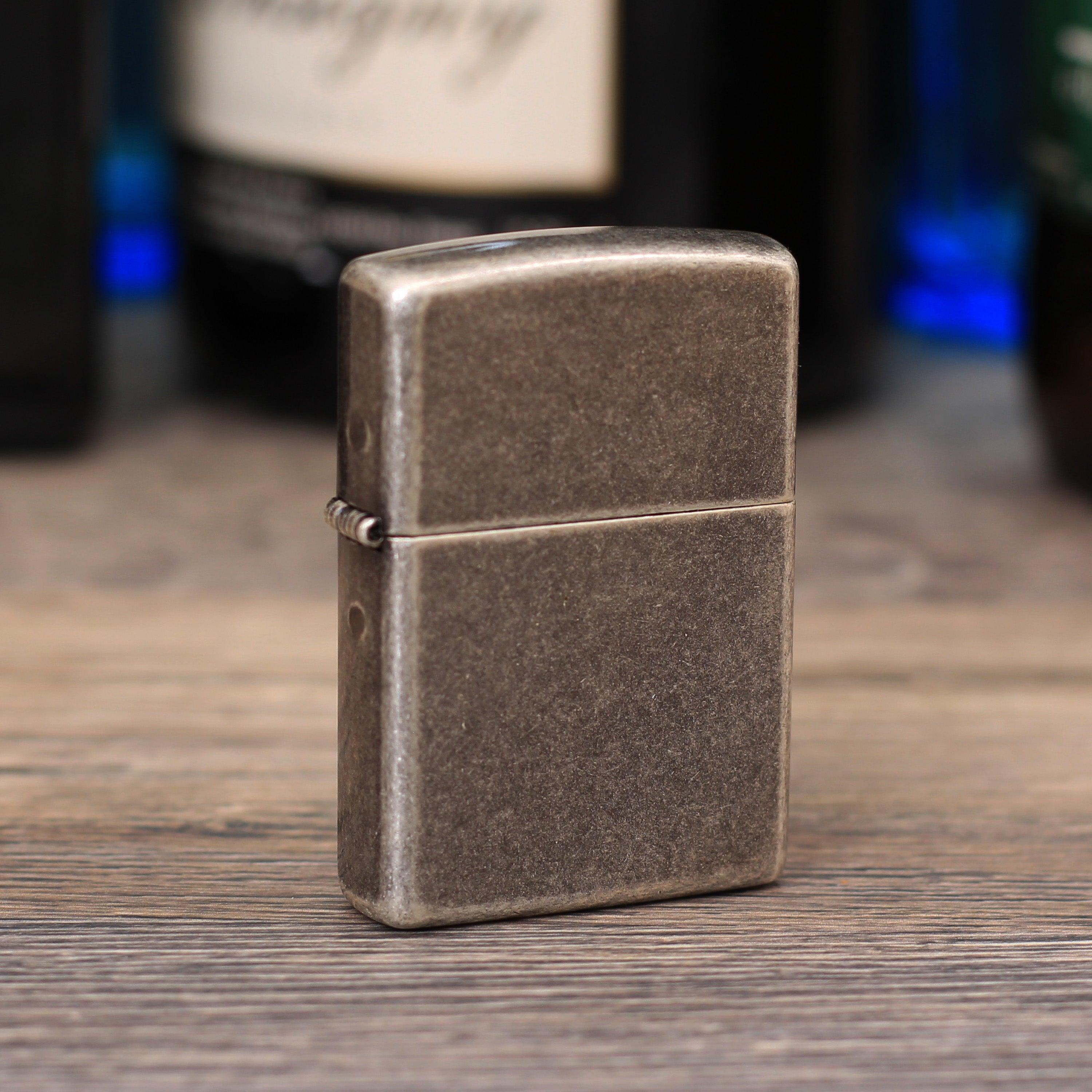 Zippo "Antique silver", Benzinfeuerzeug - MANSHIT