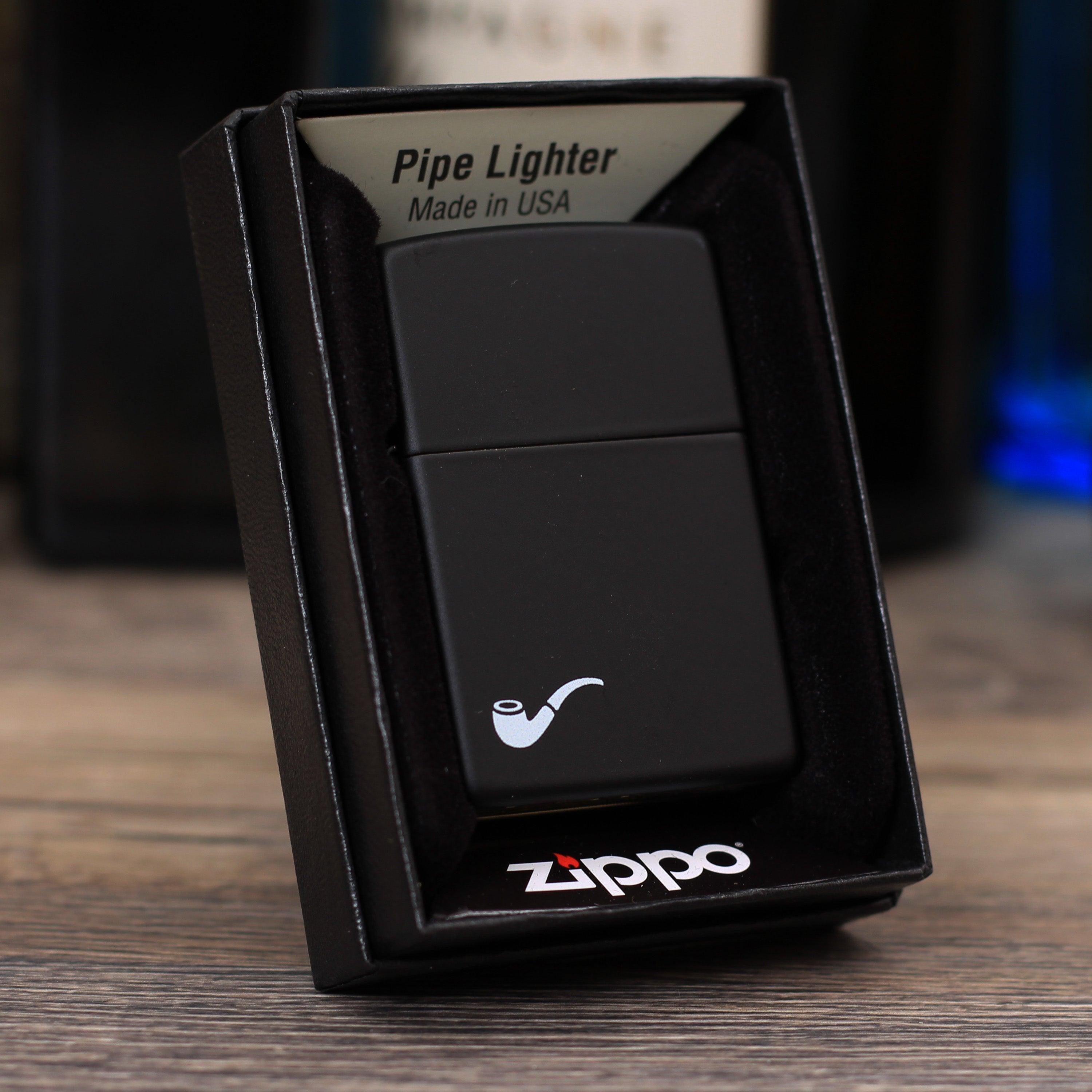 Zippo "Black pipe lighter", Pfeifen-Benzinfeuerzeug - MANSHIT