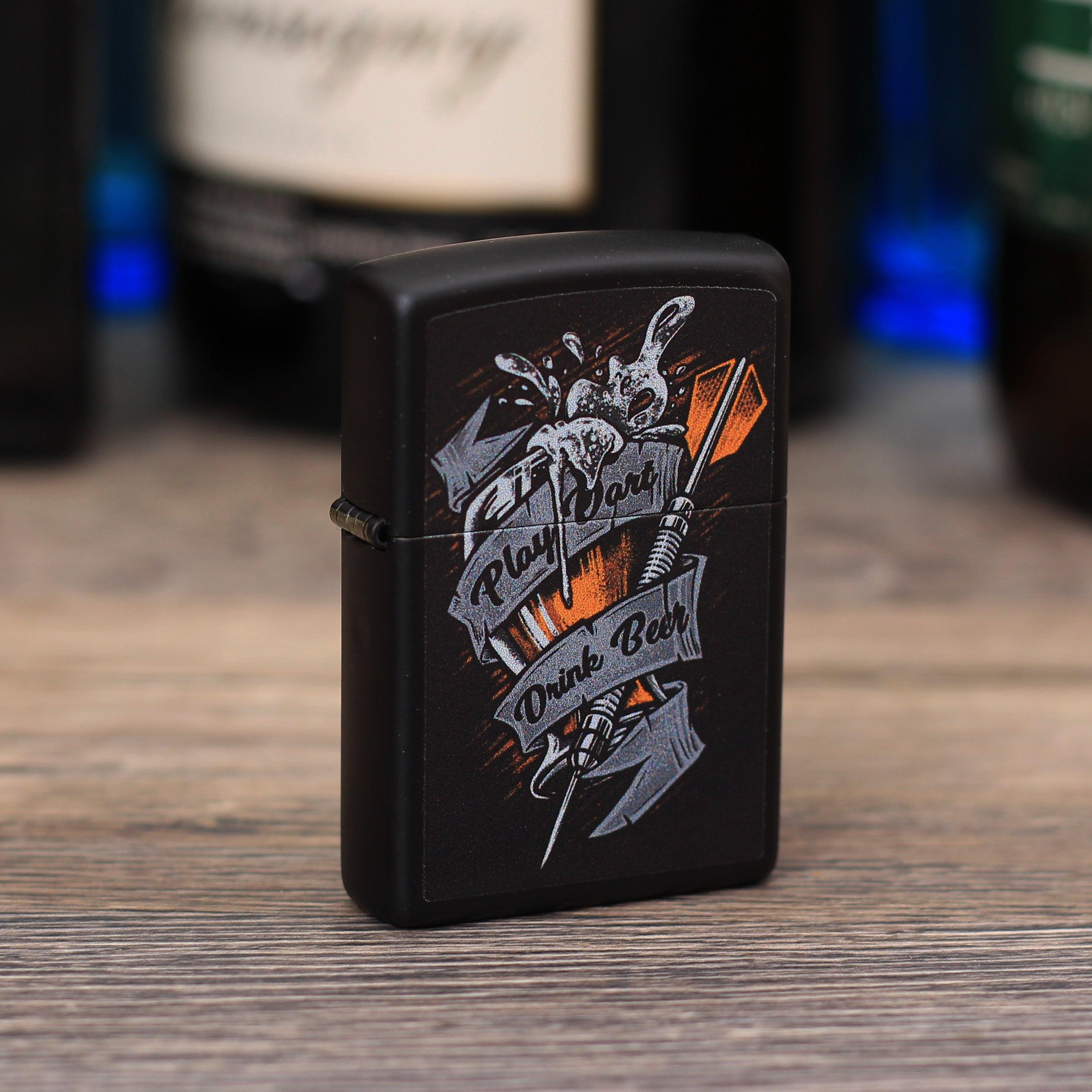 Zippo "Darts Design", Benzinfeuerzeug - MANSHIT