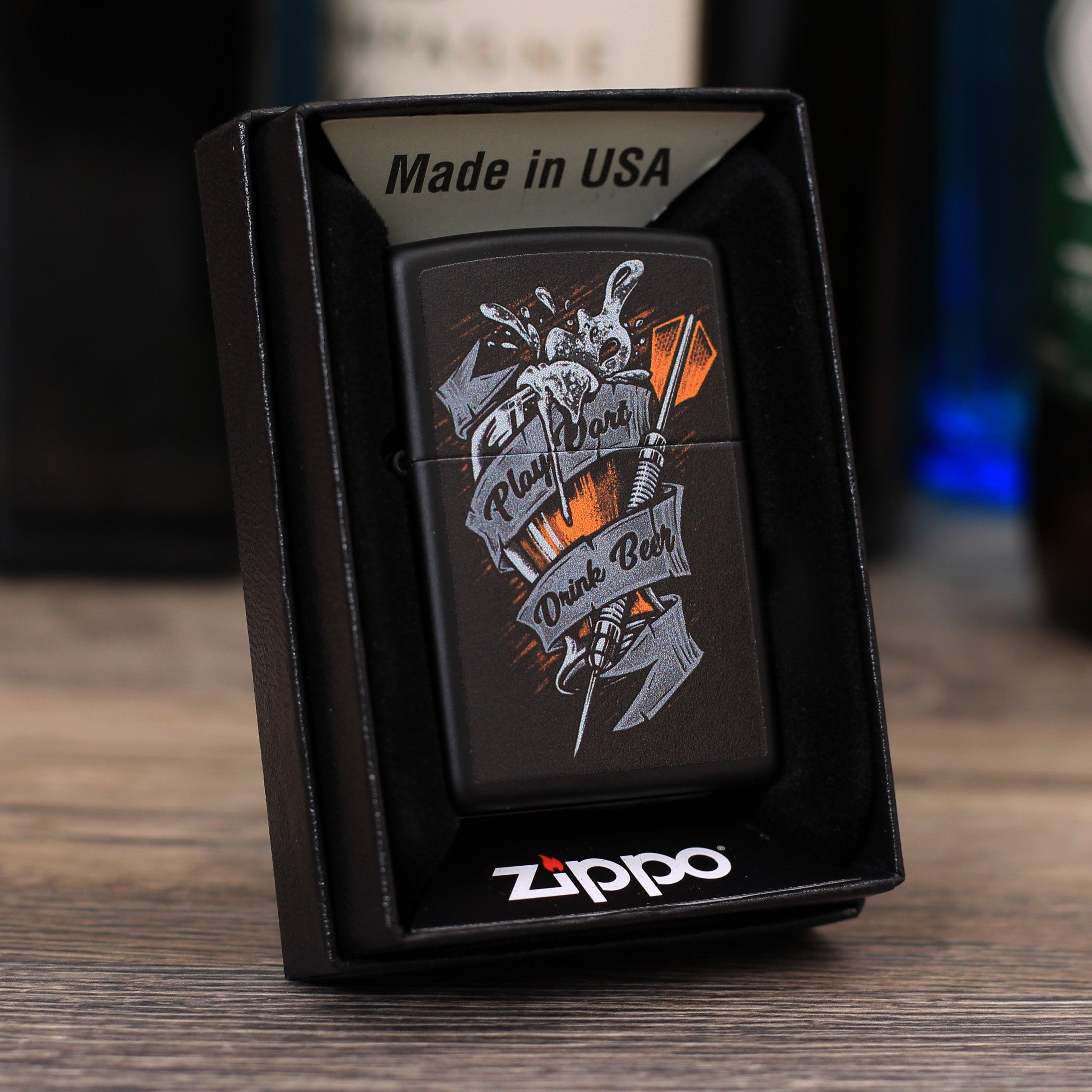 Zippo "Darts Design", Benzinfeuerzeug - MANSHIT