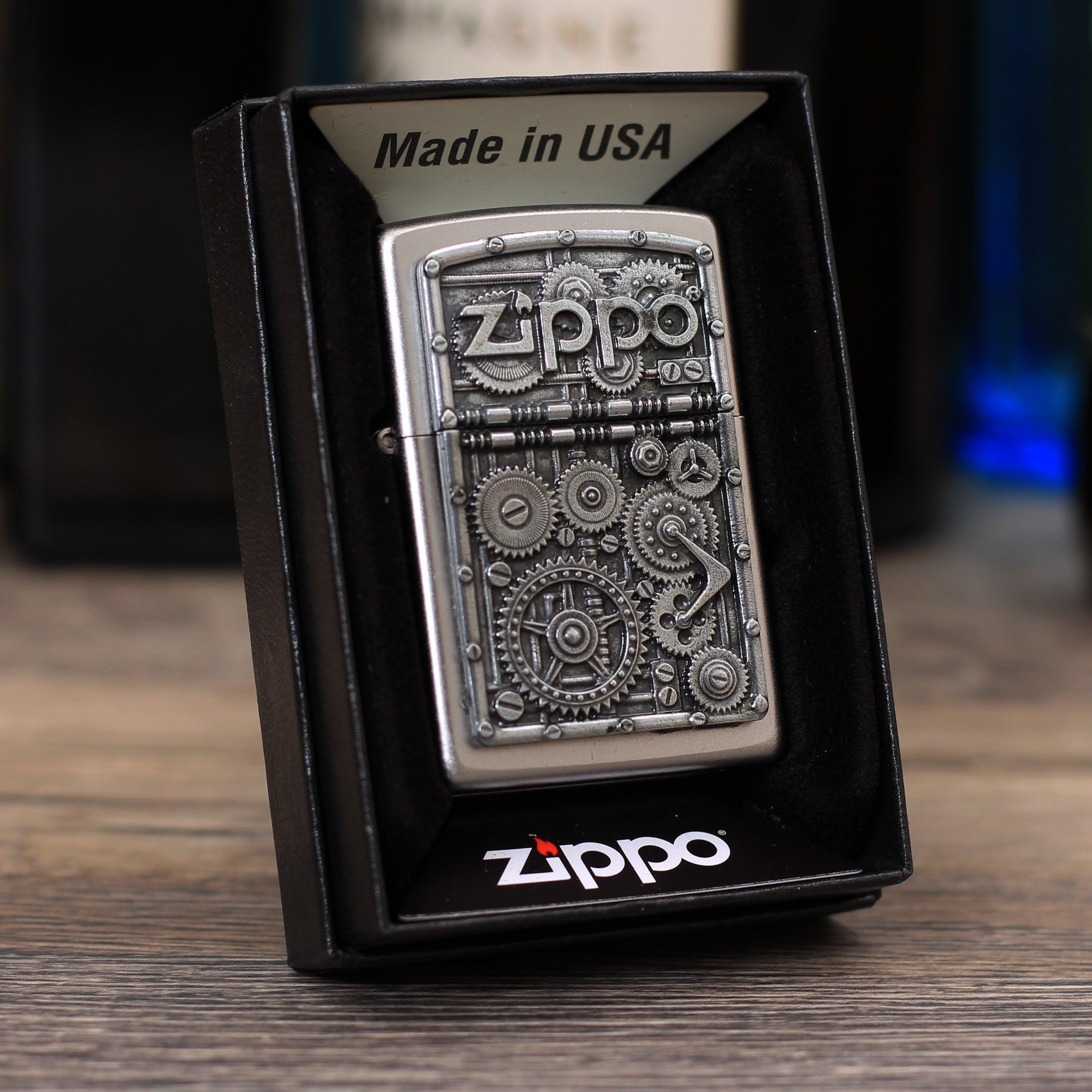 Zippo "Gear wheels", Benzinfeuerzeug - MANSHIT