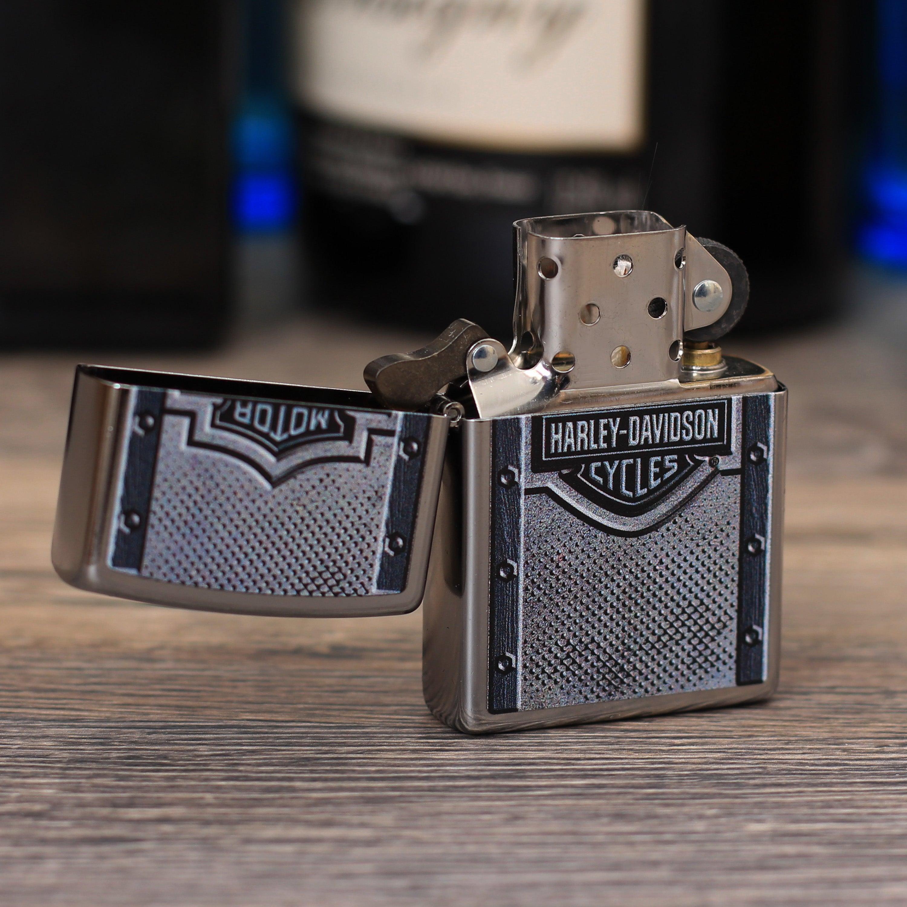 Zippo "Harley Davidson Metal", Benzinfeuerzeug - MANSHIT