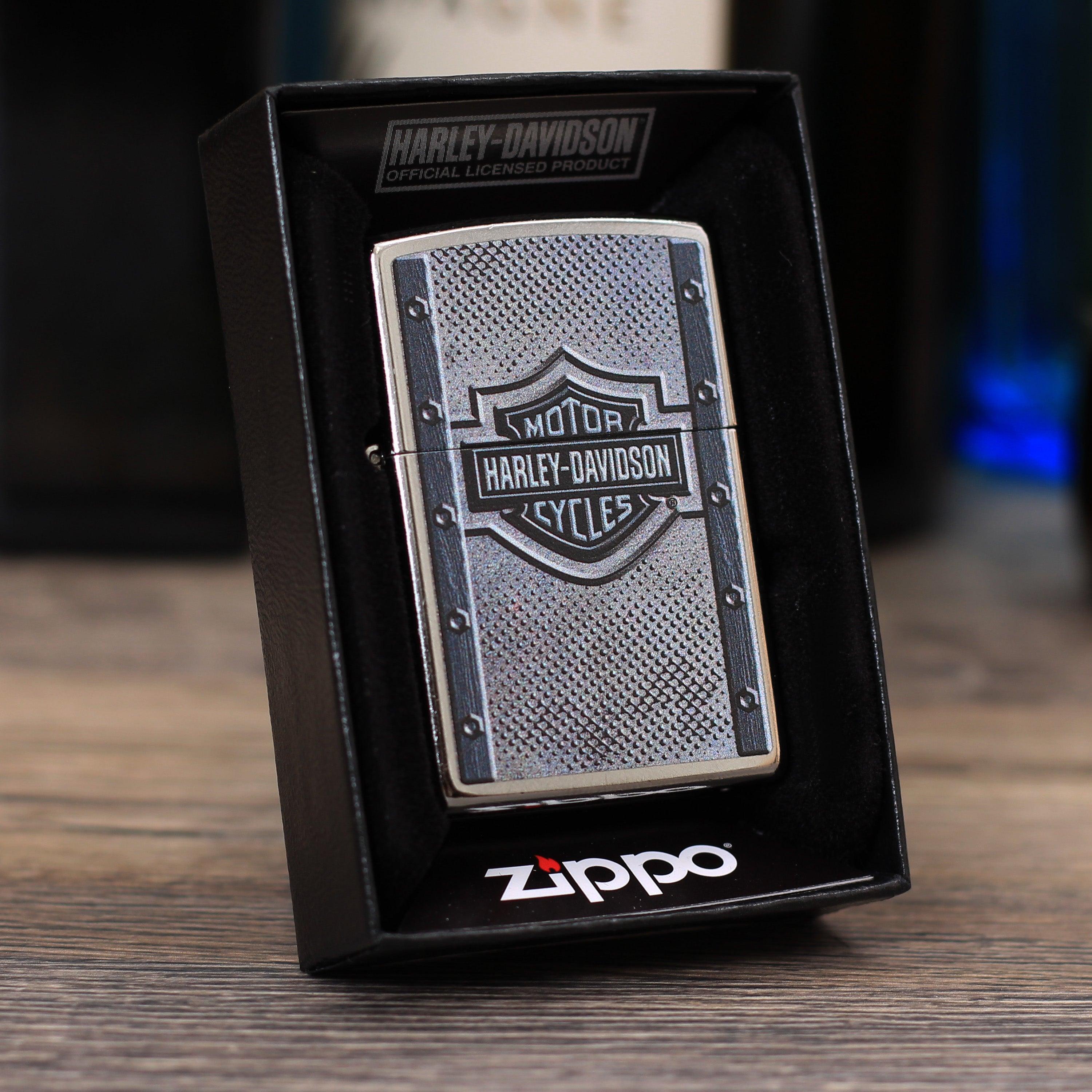 Zippo "Harley Davidson Metal", Benzinfeuerzeug - MANSHIT