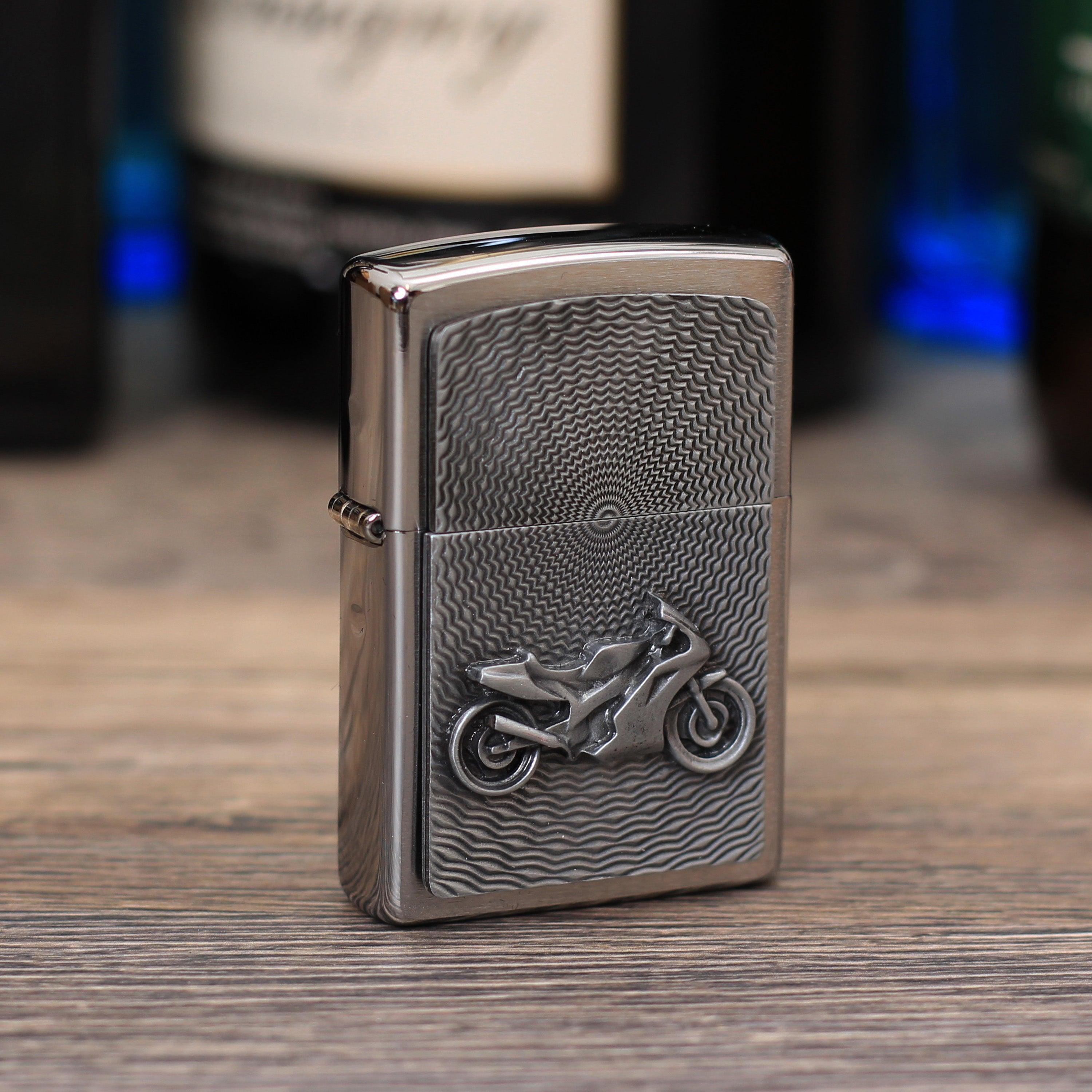 Zippo "Motor bike", Benzinfeuerzeug - MANSHIT