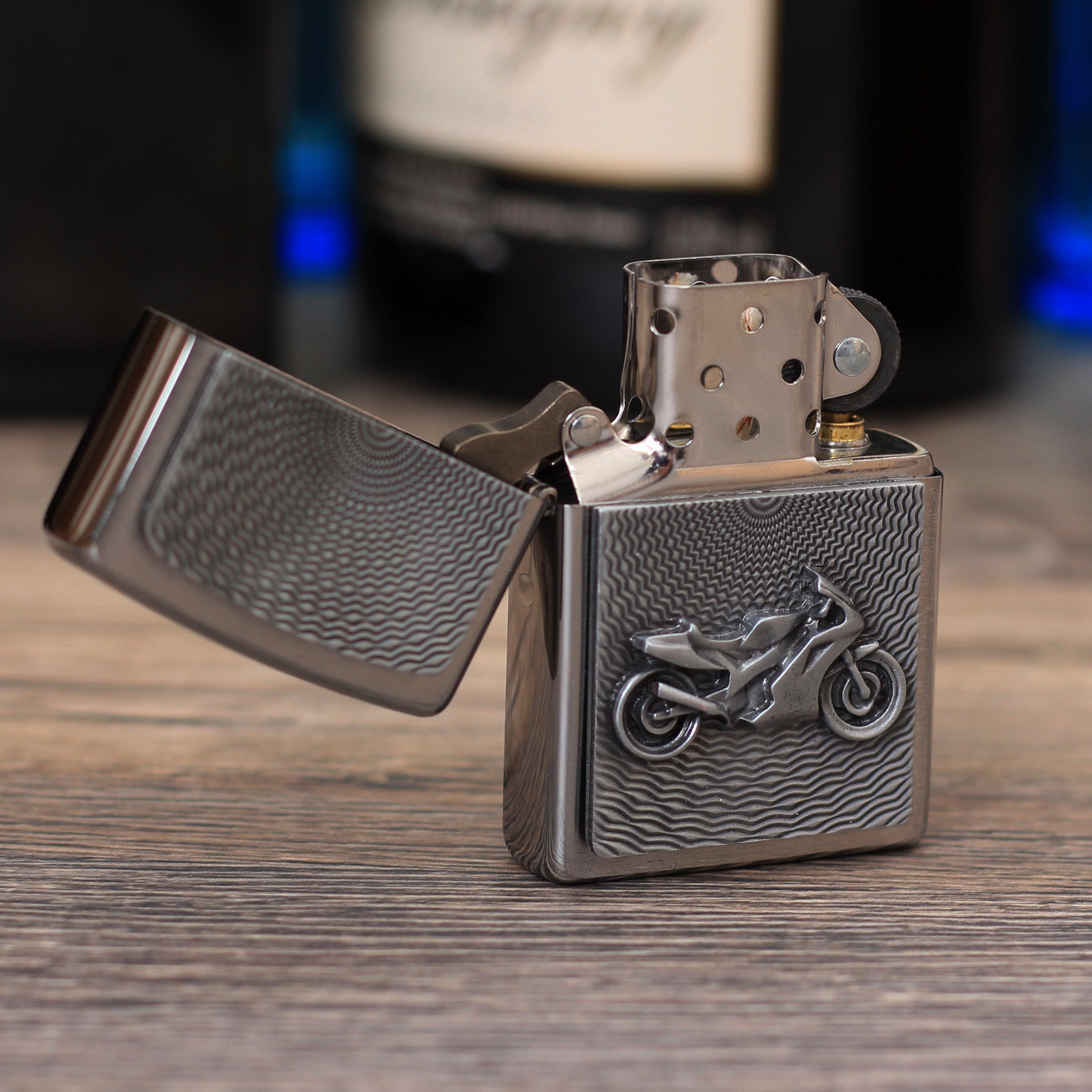 Zippo "Motor bike", Benzinfeuerzeug - MANSHIT