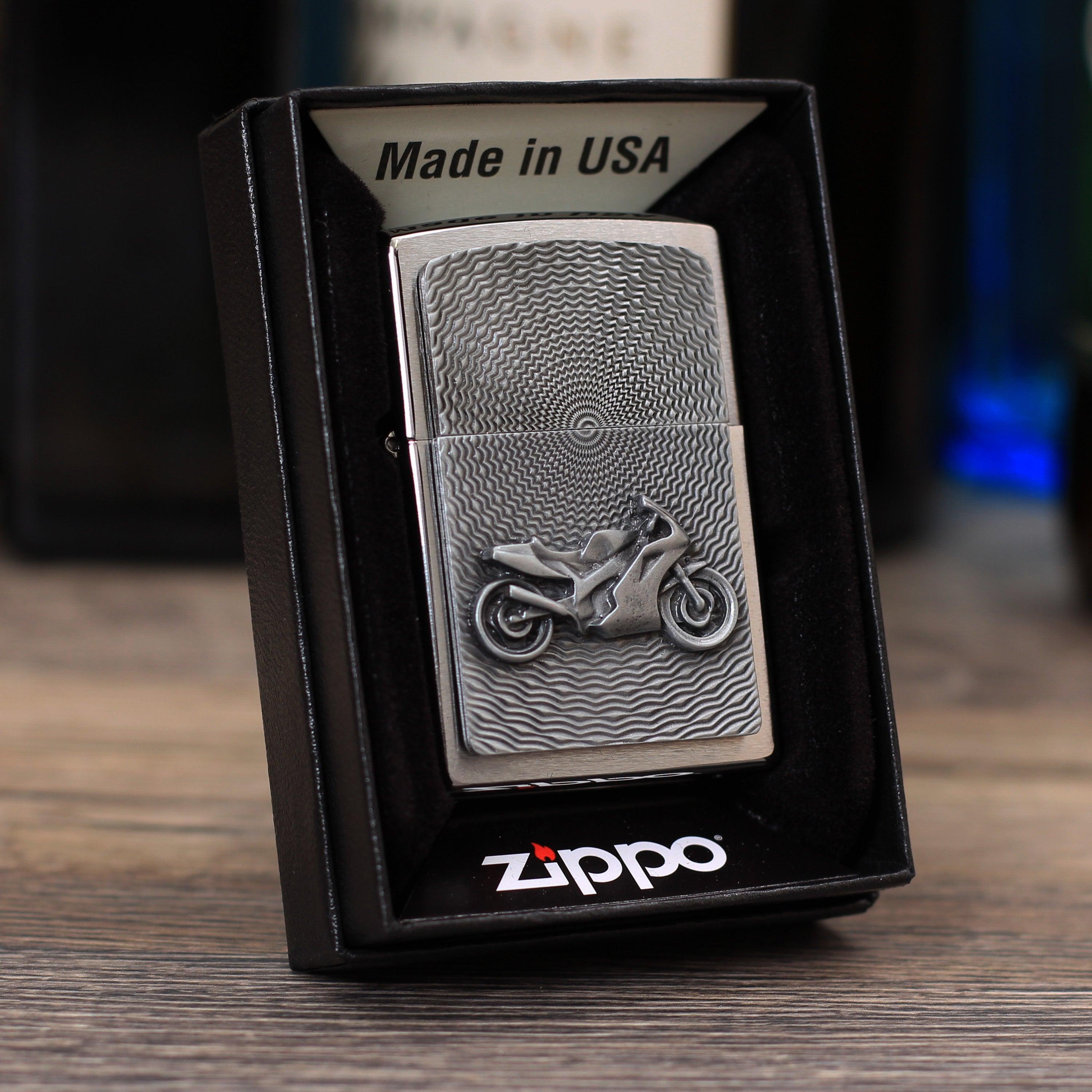 Zippo "Motor bike", Benzinfeuerzeug - MANSHIT