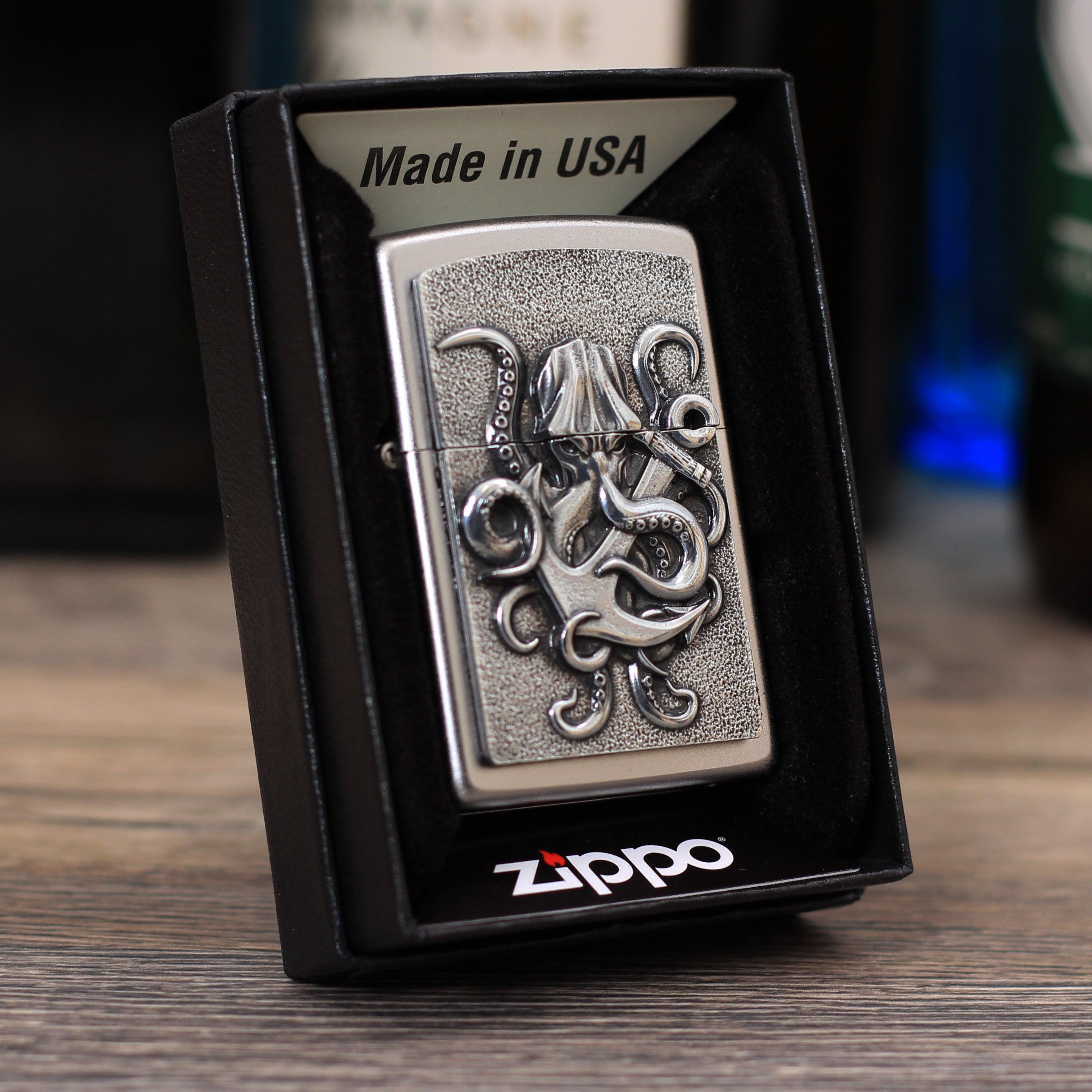 Zippo "Octopus", Benzinfeuerzeug - MANSHIT