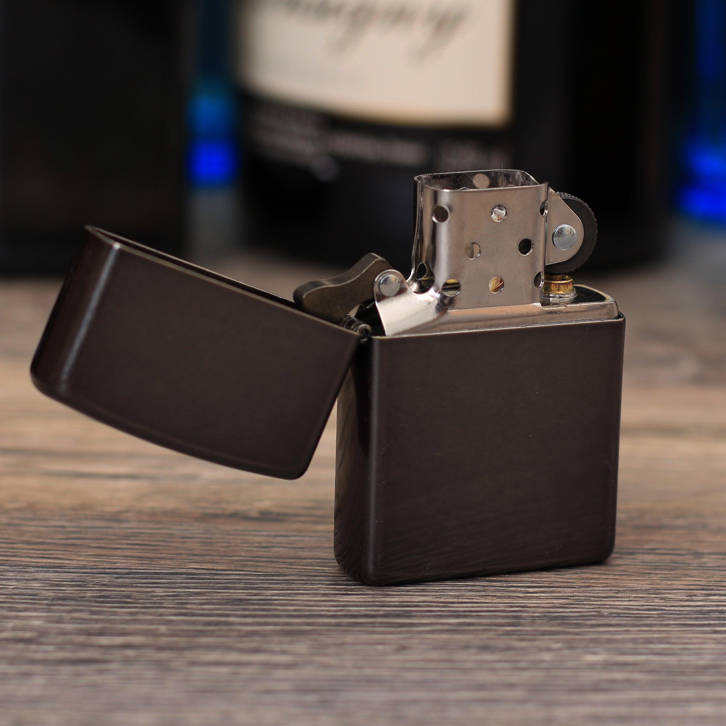 Zippo "Reg gray dusk", Benzinfeuerzeug - MANSHIT