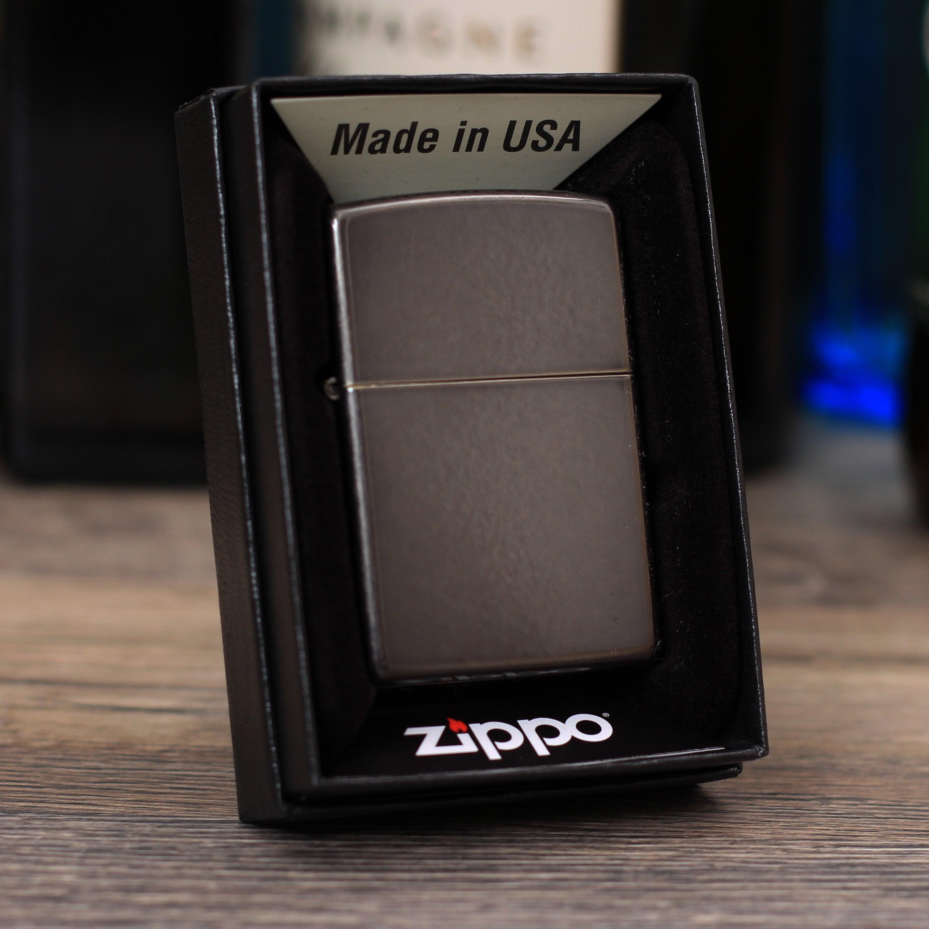 Zippo "Reg gray dusk", Benzinfeuerzeug - MANSHIT