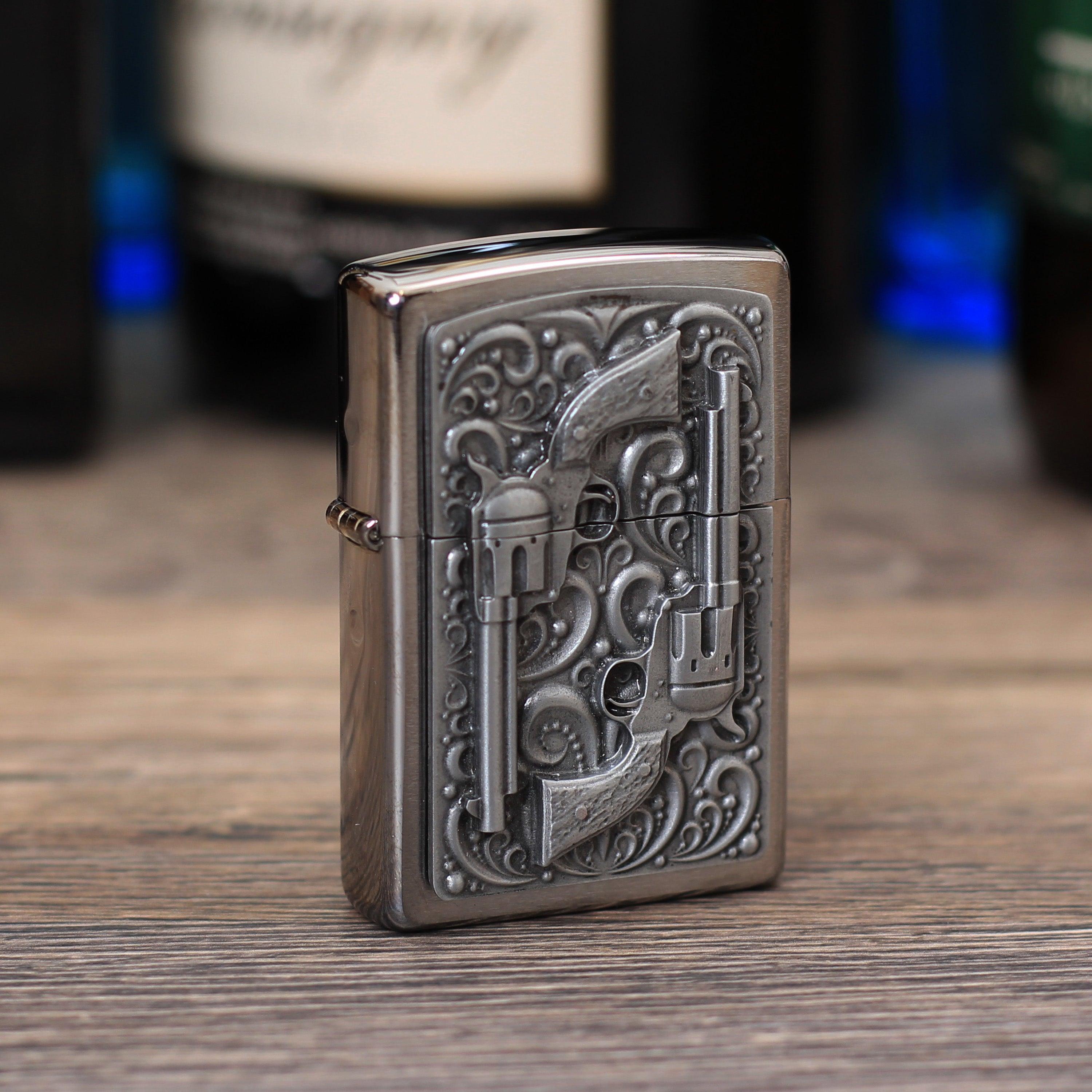 Zippo "Revolver", Benzinfeuerzeug - MANSHIT