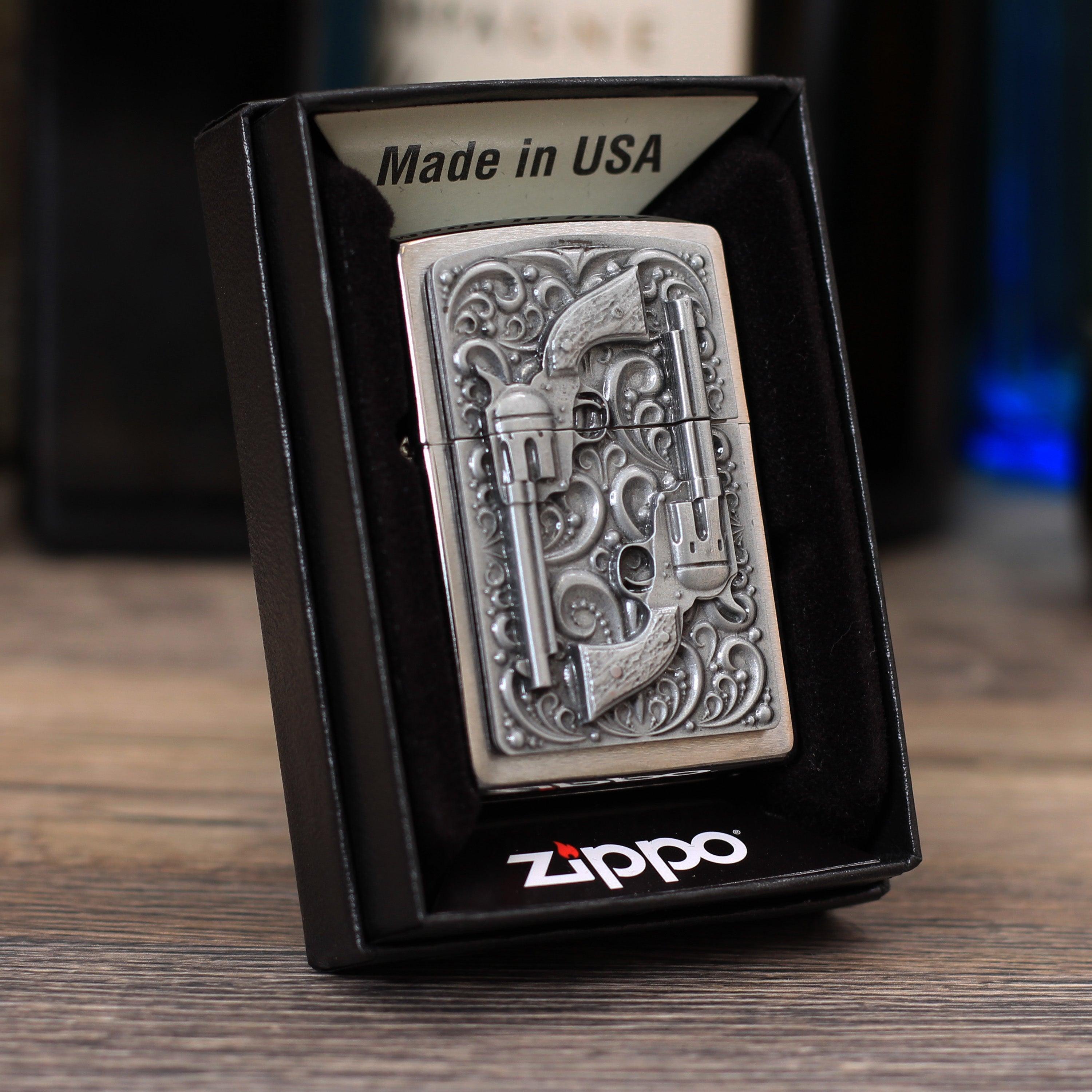 Zippo "Revolver", Benzinfeuerzeug - MANSHIT