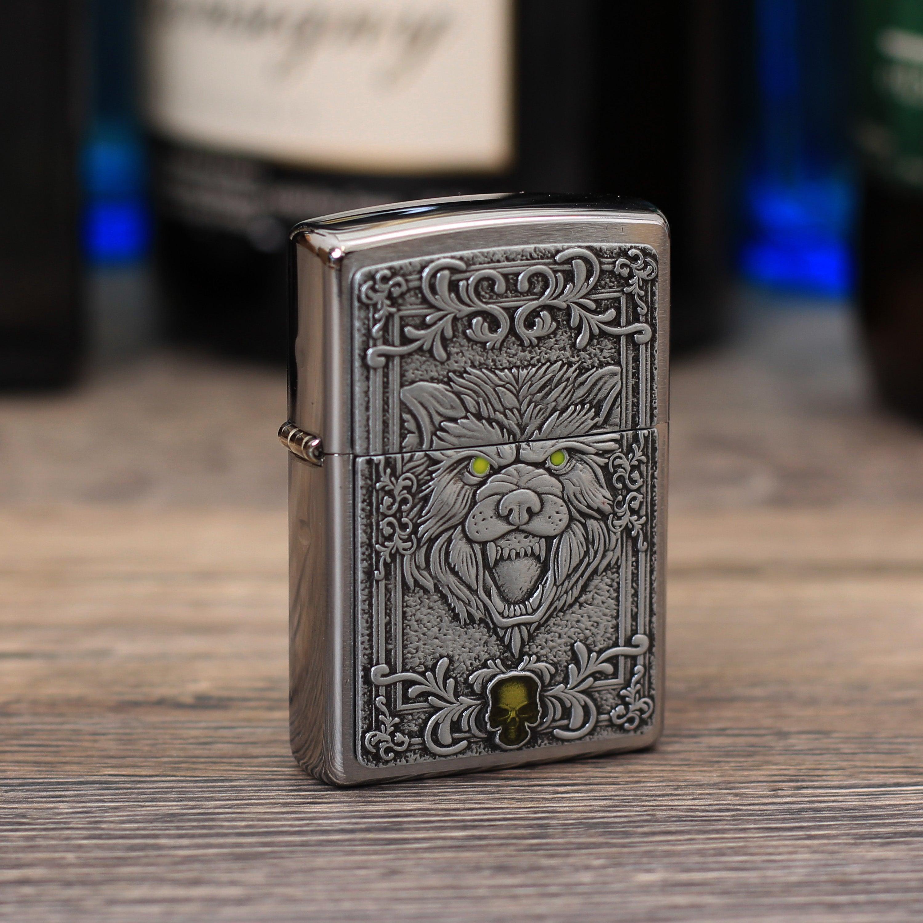 Zippo "Wolf emblem", Benzinfeuerzeug - MANSHIT