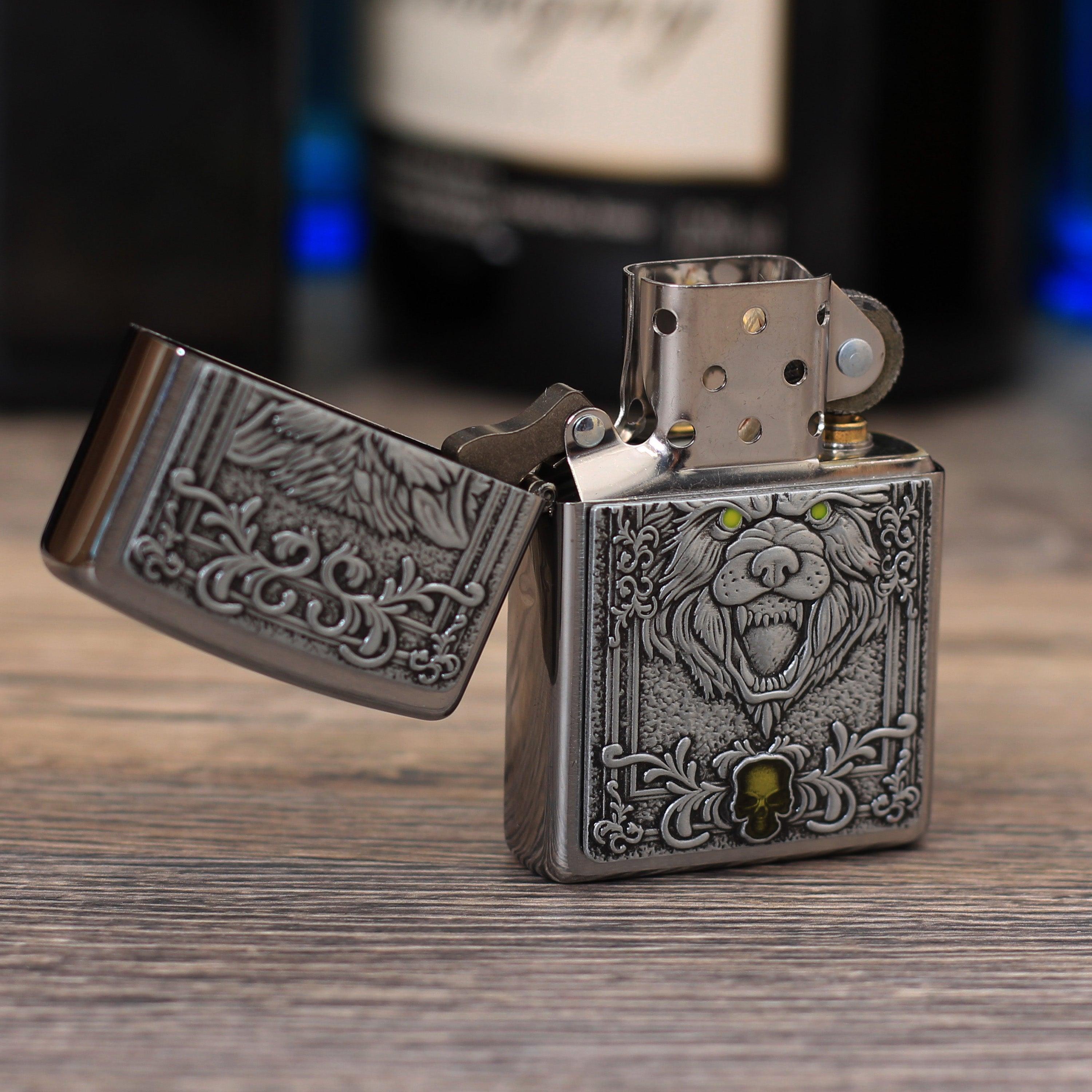 Zippo "Wolf emblem", Benzinfeuerzeug - MANSHIT